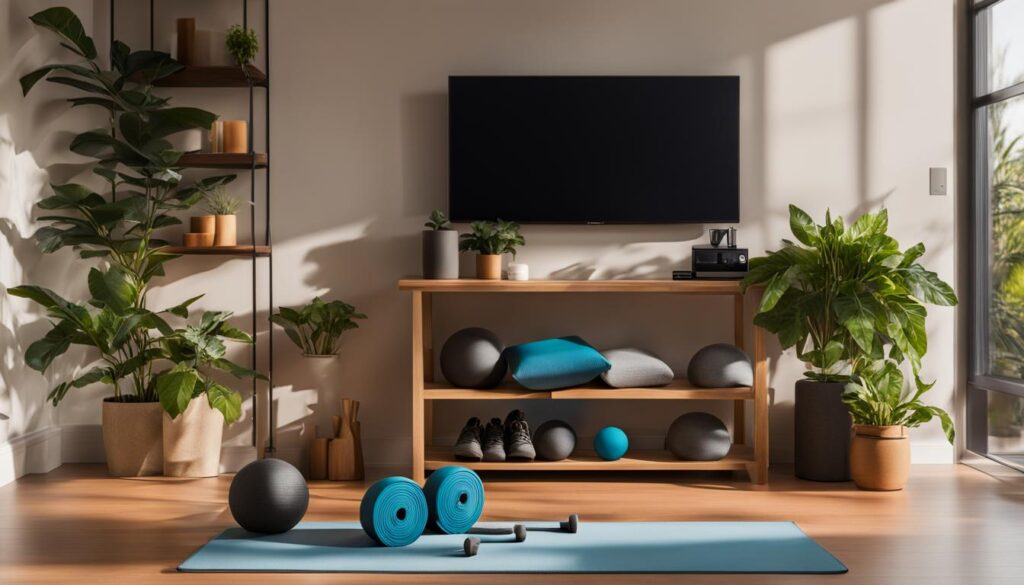 home workout space