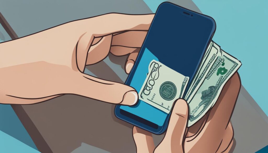 Cash App Money Transfer Illustration