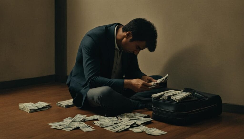 running out of money