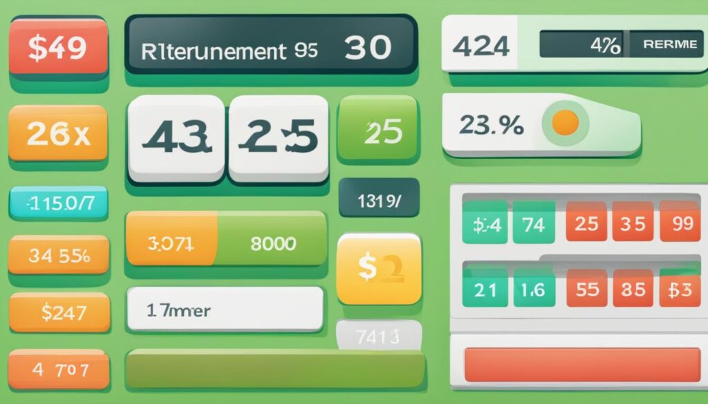 Retirement income budget calculator