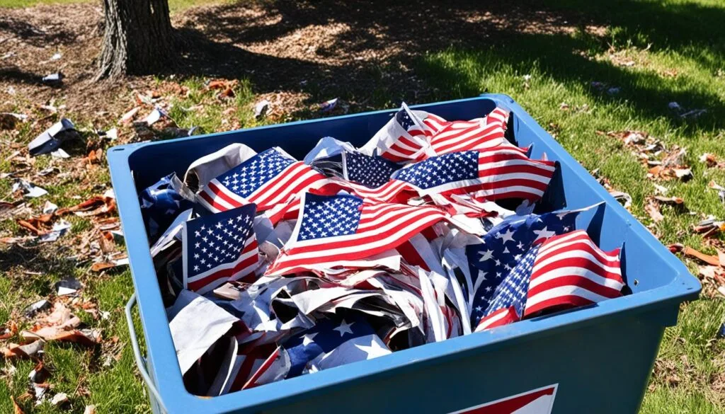 flag disposal flag disposal