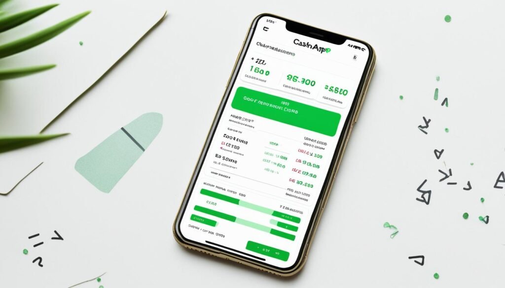 CashApp financial reports on mobile