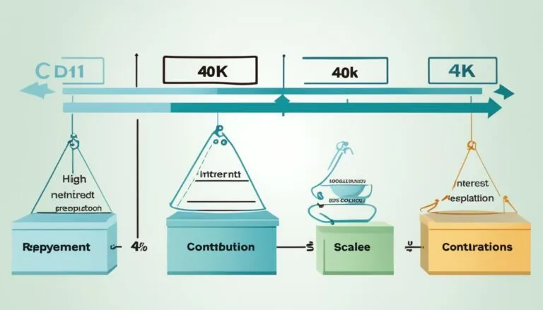 High-interest debt repayment vs. 401(k) contributions